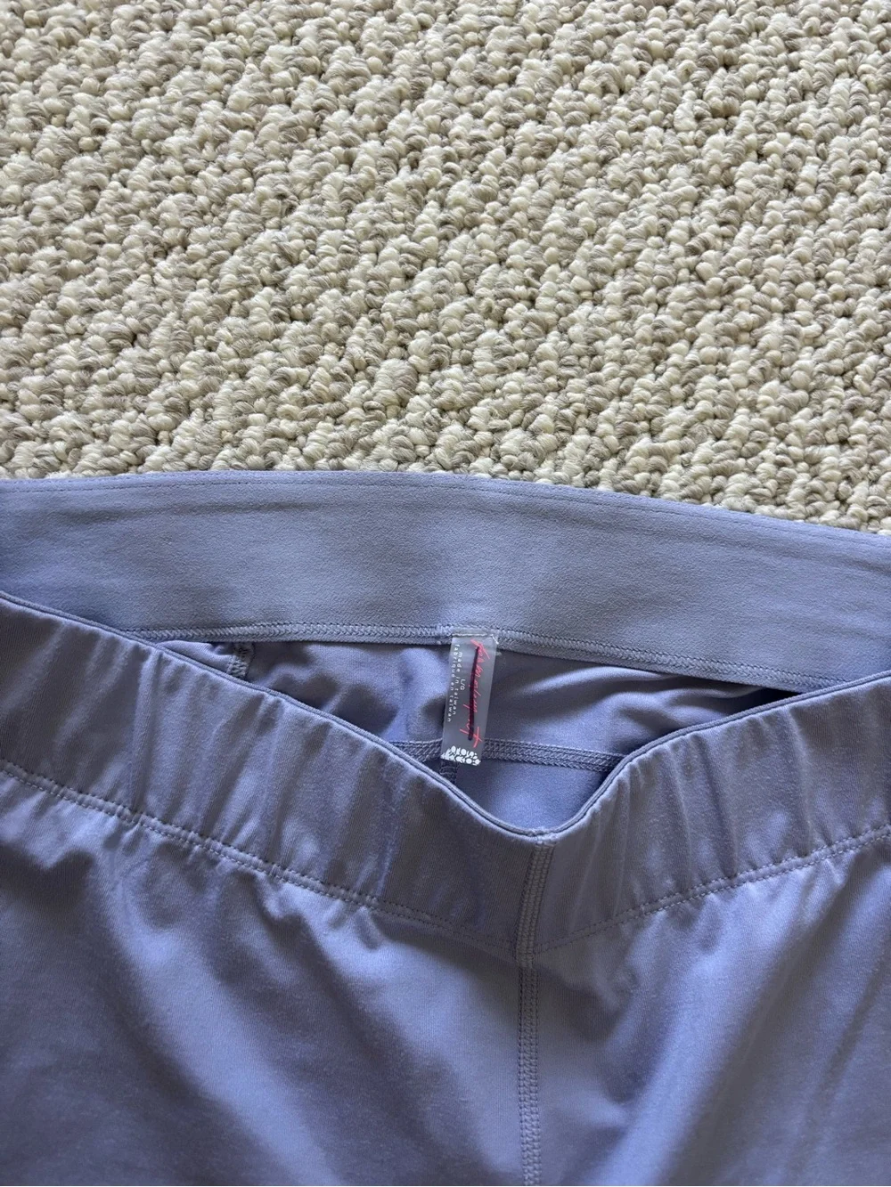 Free People Lets Bounce Cropped Pants Women’s Size Large Purple NEW